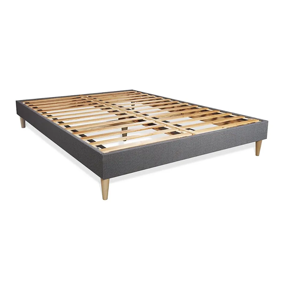 Actisom Pack sommier kit matelas Mémoire de forme avec couette et oreillers Discount