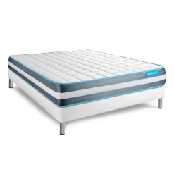 Bodycare Pack sommier kit matelas Mémoire de forme avec couette et oreillers