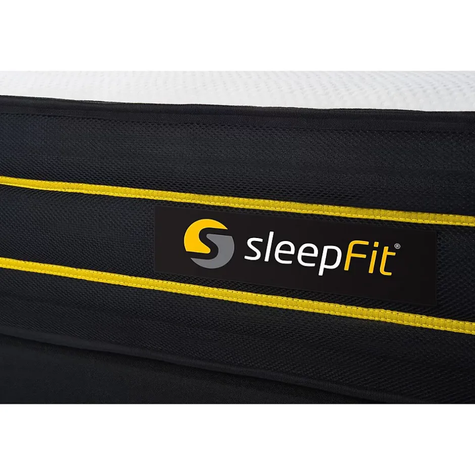 Sleepfit Pack sommier kit matelas Mémoire de forme et micro ressorts ensachés avec couette et oreillers Hot