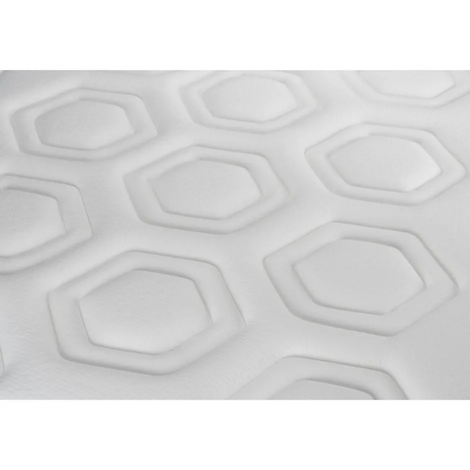 Vitalit Pack sommier kit matelas Ressorts ensachés et mémoire de forme avec couette et oreillers