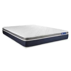 Actisom Pack sommier kit matelas Latex et mémoire de forme avec couette et oreillers Hot