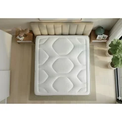 Marmottes & Co Pack sommier kit matelas Mémoire de forme avec couette et oreillers Clearance