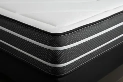 Prestige Literie Pack sommier kit matelas Ressorts ensachés et mémoire de forme avec couette et oreillers Outlet