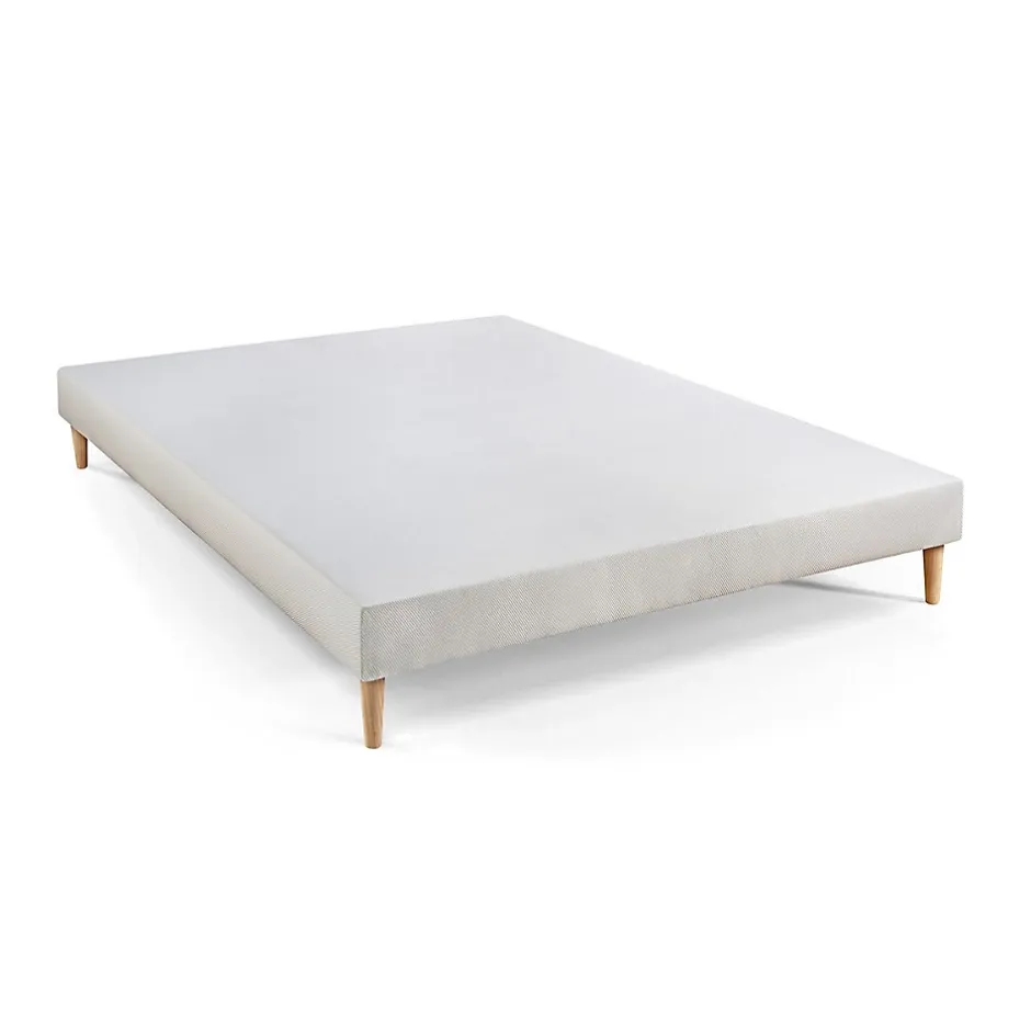 Marmottes & Co Pack sommier tapissier matelas Ressorts ensachés et mémoire de forme avec couette et oreillers Discount