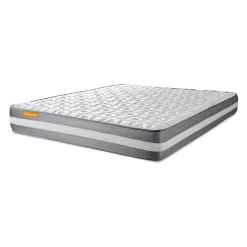 Sept Nuits Pack sommier tapissier matelas Mémoire de forme avec couette et oreillers