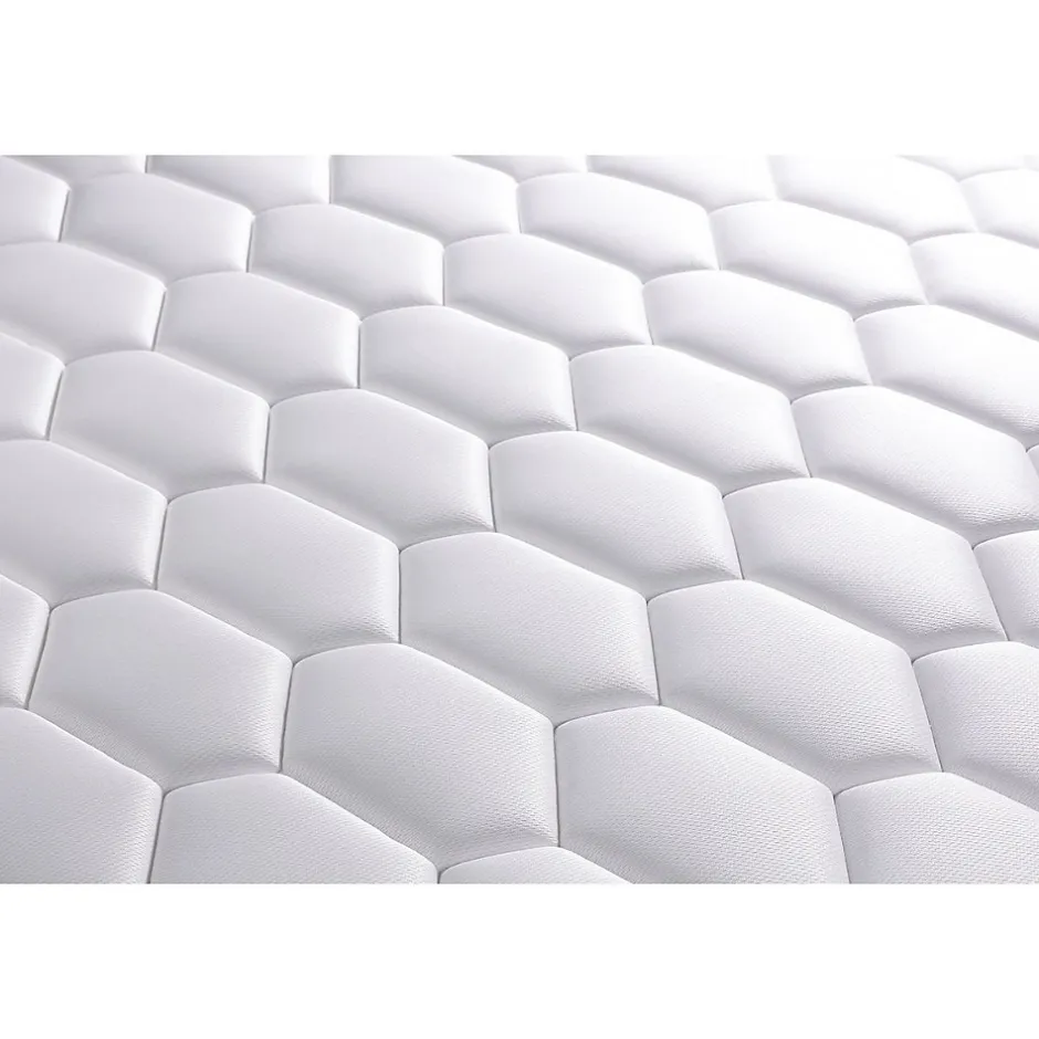 Somness Pack sommier tapissier matelas Ressorts ensachés et mémoire de forme avec couette et oreillers