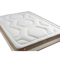 Marmottes & Co Pack sommier tapissier matelas Mémoire de forme avec couette et oreillers Clearance