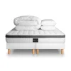 Prestige Literie Pack sommier tapissier matelas Mémoire de forme avec couette et oreillers Clearance