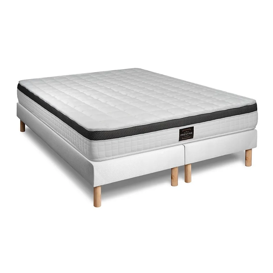 Prestige Literie Pack sommier tapissier matelas Mémoire de forme avec couette et oreillers Clearance