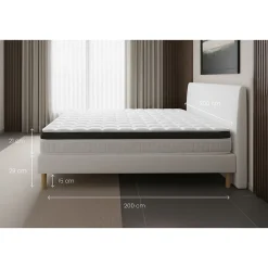 Prestige Literie Pack sommier tapissier matelas Mémoire de forme avec couette et oreillers Clearance