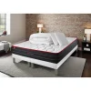 Somness Pack sommier tapissier matelas Ressorts ensachés et mémoire de forme avec couette et oreillers