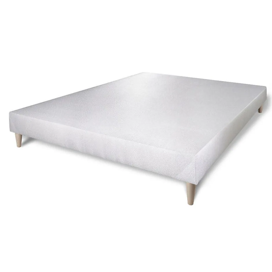 Sept Nuits Pack sommier tapissier matelas Ressorts ensachés et mémoire de forme avec couette et oreillers