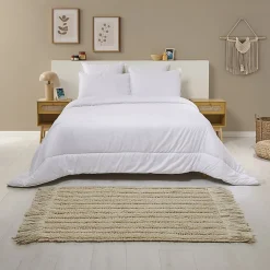 Bleu Calin Pack Été Couette légère 240x260cm + 2 Oreillers 60x60cm ANTI-TRANSPIRATION TOPCOOL Discount
