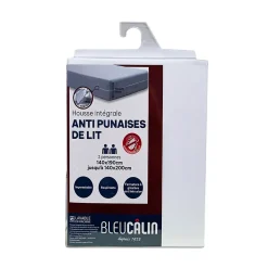 Bellecour Pack Tivoli 160x200 cm Matelas Mousse + Sommier Bois + Protège matelas anti punaise