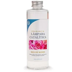 Mamamanuela Parfum Bed of Roses pour lampe catalytique (200 ml) - Élimine les mauvaises odeurs et les impuretés, parfume et nettoie New