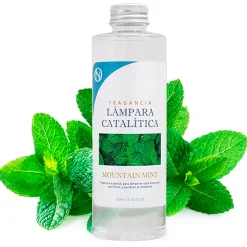 Mamamanuela Parfum Mountain Mint pour lampe catalytique (200 ml) - Élimine les mauvaises odeurs, parfume et nettoie l'environnement