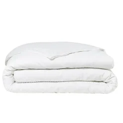 Todays Tools Parrure de lit TODAY Prestige - 240 x 260 cm - 2 personnes - 100% Percale finition macramé - Craie