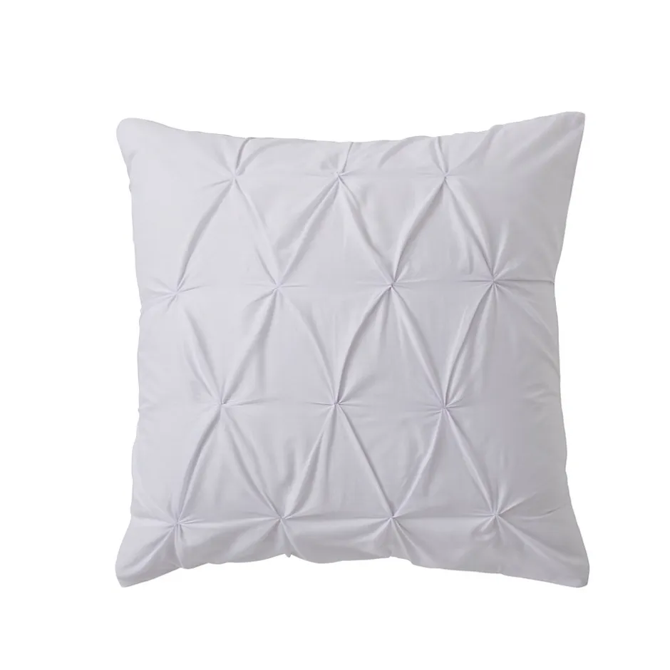 Douceur D'Intérieur Parure 3 Pièces Heloise 100% Coton (260x240 cm - Blanc)