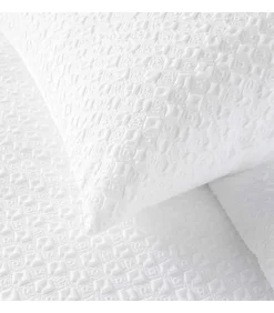 Douceur D'Intérieur Parure 3 pièces 220x240cm gaufré blanc - 220x240cm - Blanc