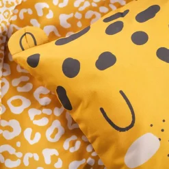 Today Parure de couette 140 x 200 "Funny Tiger" Réversible 100% Coton / 57 Fils/cm²