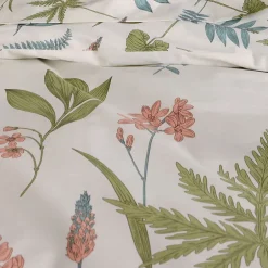 Tradilinge Parure de couette au style nature (260x240 cm - Vert) New