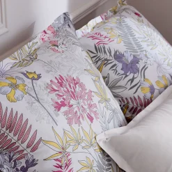 Tradilinge Parure de couette champêtre (140x200 cm - Blanc)