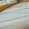 Tradilinge Parure de couette en percale de coton au style ethnique chic (240x220 cm - Jaune) Hot