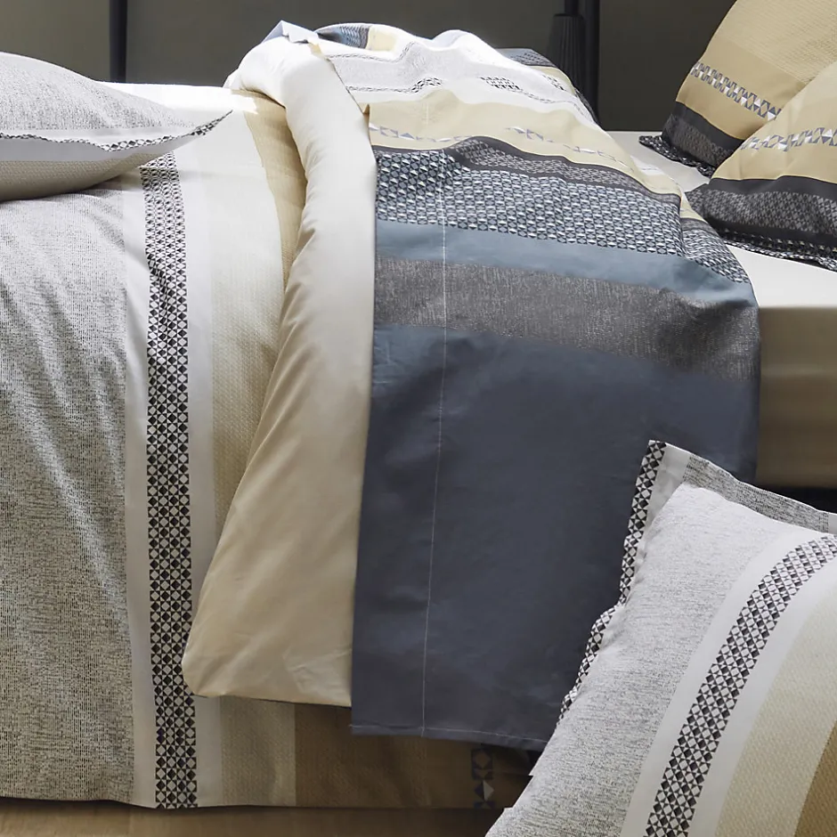 Tradilinge Parure de couette Marlow (240x220 cm - Beige)
