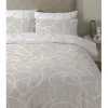 Copenhagen Home Parure de couette "Pablo" toutes dimensions 100% Coton / 57 Fils/cm² - Pablo Latte - Parure de couette 240 x 220 cm + 2 Taies d'or Outlet