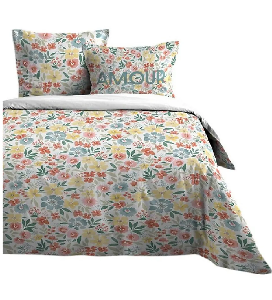 Eden Parure de Drap + 2 taies d'39oreiller Collection Amour