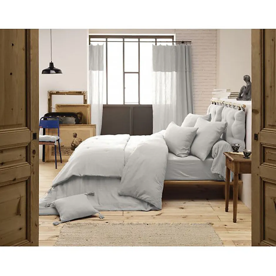L'Effet Papillon Parure de draps 4 pièces & 5 pièces "Gaïa" Gaze de Coton - Gaïa Nuage - Parure de draps 5 pièces (1 Drap plat 270 x 300 + 1 Drap h Discount