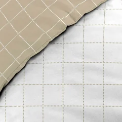 Douceur D'Intérieur Parure de Lit 100% Coton Cadria Naturel Certifiée OekoTEX 200 x 140 cm