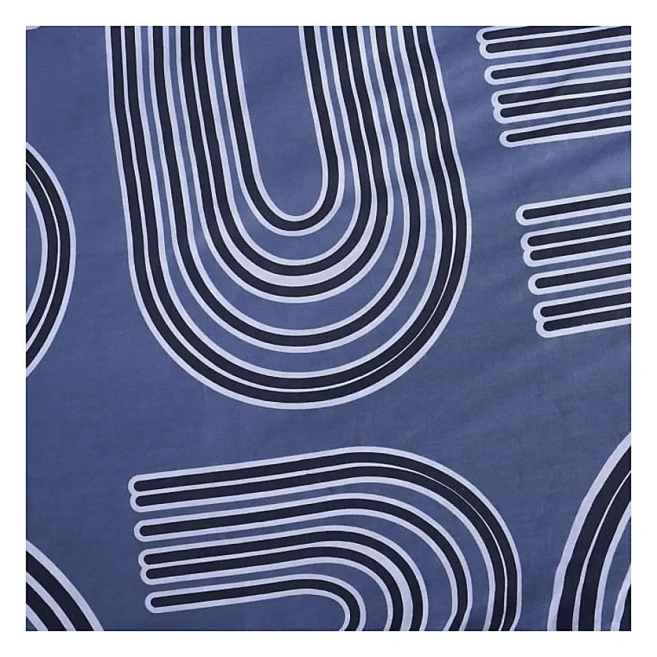 Todays Tools Parure de lit 1 personne - TODAY - Sunshine 15.26 - 140 x 200 cm - 100% Coton imprimé