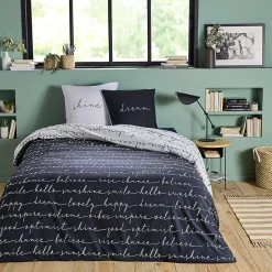 Future Home Parure de lit 2 personnes en microfibre 240x220cm