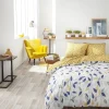 Todays Tools Parure de lit 2 personnes - TODAY - Sunshine 8.58 - 220 x 240 cm - 100% Coton imprimé