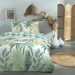 Future Home Parure de lit 2 personnes feuillage réversible 240x220cm Sale