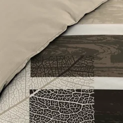 Douceur D'Intérieur Parure de Lit 3 Pièces - 240 x 220 cm - 42 Fils - So Natural - 220x240cm - Naturel Sale