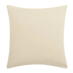 Douceur D'Intérieur Parure de Lit 3 Pièces 100% Coton Fils Teints Meline beige 260 x 240 cm Outlet