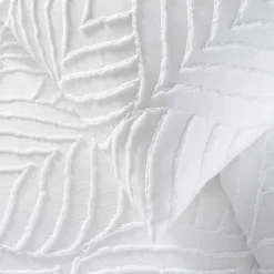 Douceur D'Intérieur Parure de lit 3 pièces tufté (240x220 cm - Blanc) Clearance