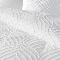 Douceur D'Intérieur Parure de lit 3 pièces tufté (240x220 cm - Blanc) Clearance