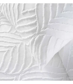Douceur D'Intérieur Parure de lit 3 pièces tufté (240x220 cm - Blanc) Clearance