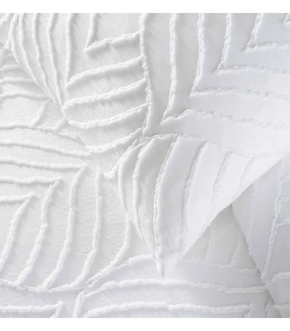 Douceur D'Intérieur Parure de lit 3 pièces tufté (240x220 cm - Blanc) Clearance