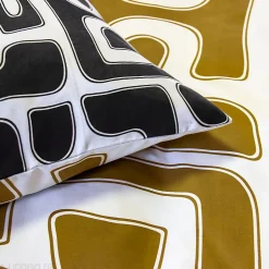 Linnea Parure de lit 2 pièces 140x200 cm BAKA 100% microfibre motif abstrait Online