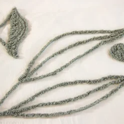 Linnea Parure de lit 3 pièces 240x220 cm HERBIER coton lavé Sale