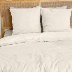 Linnea Parure de lit 3 pièces 260x240 cm microfibre SENSATION FLANELLE beige New