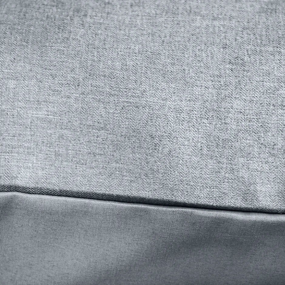 Linnea Parure de lit 3 pièces 240x220 cm SENSATION FLANELLE Ardoise Discount