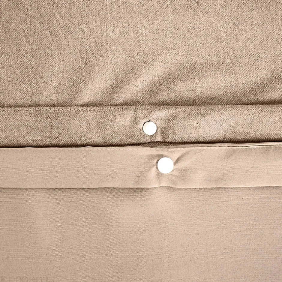 Linnea Parure de lit 3 pièces 240x220 cm microfibre SENSATION FLANELLE rose