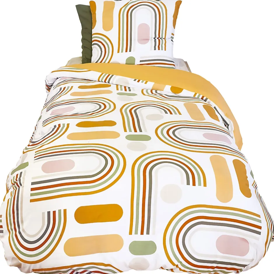 Linnea Parure de lit 2 pièces 140x200 KARTING 100% polyester microfibre Outlet
