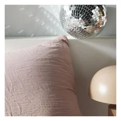 Todays Tools Parure de lit - TODAY - 123332 - 1 personne - 140x200 cm - Gaze de coton unie - Rose des sables Sale