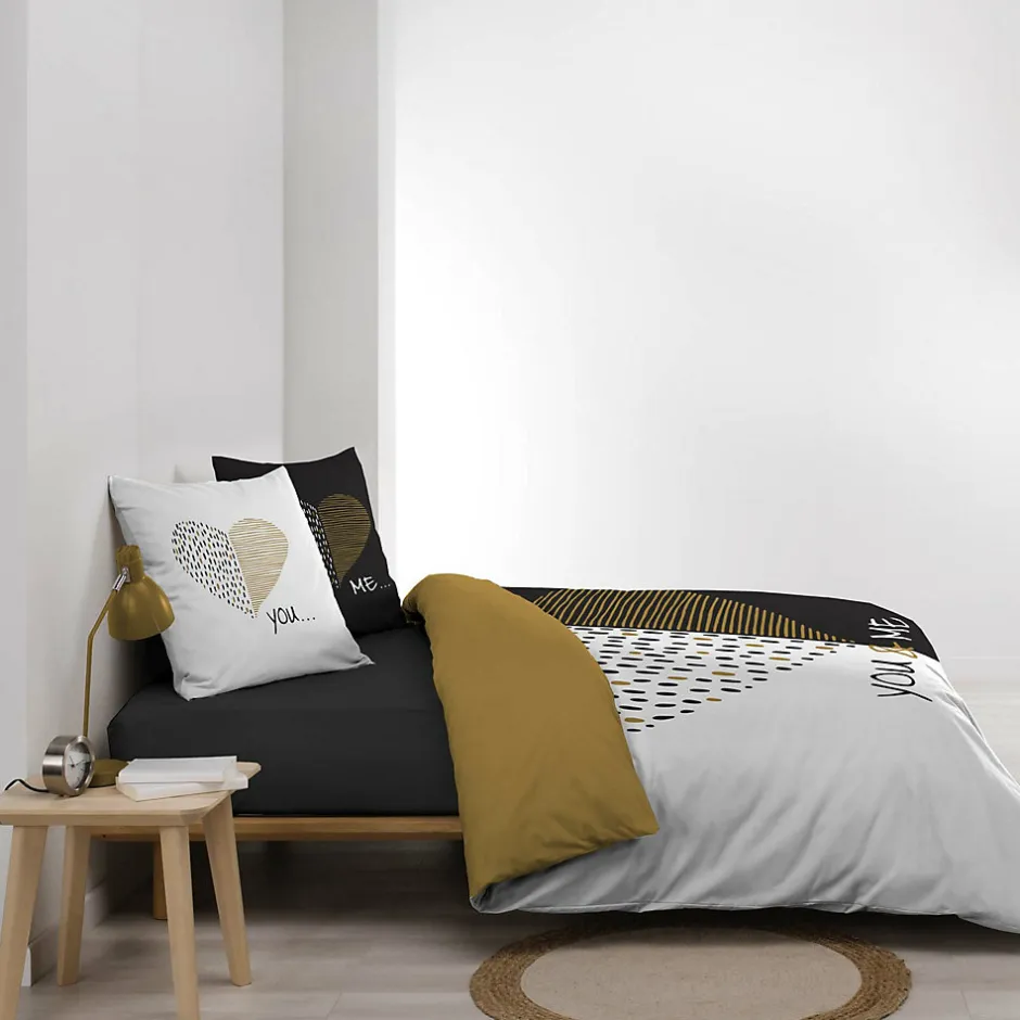Douceur D'Intérieur Parure de lit 240 x 220 cm coton imprimé Miu